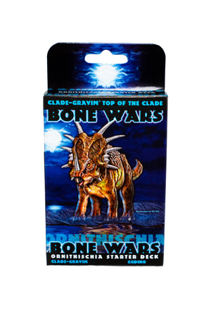 Dinosaur Collectors Trading Card Game Top of The Clade - Bone Wars - Clade-Gravim® Ornithischia 53 Card Starter Deck