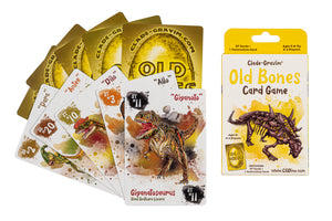 Dinosaur Card Games for Kids Old Bones Go Dino Bundle Clade-Gravim