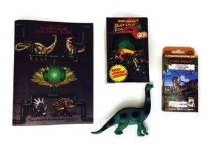 Toy Brachiosaurus Giant Clade-Gravim® Hatching Dinosaur Egg Coloring Book Trading Cards