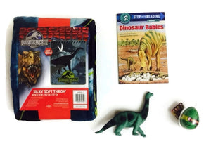 Hatching Dinosaur Egg Bundle Brachiosaurus Toy Jurassic World Throw Dino Babies Book Clade-Gravim