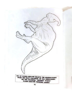 Dinosaur Coloring Book Clade-Gravim® Cladogram Adult Children Original Printing