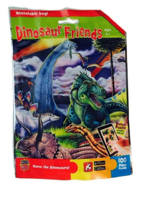 Dinosaur Friends Jigsaw Puzzle 100 Pieces