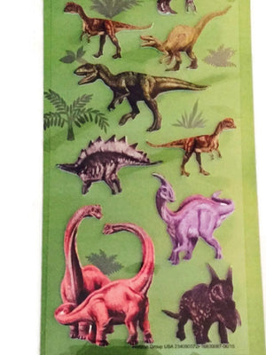 Dinosaur Stickers Foam 3D Raised Realistic Dino Brachiosaurus T-Rex and more!