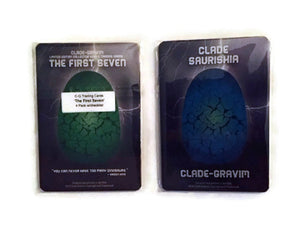 Dinosaur Trading Cards Clade-Gravim "The First Seven" Series Limited Edition 2-4 Card Pks **LIMITED STOCK AVAILABLE**