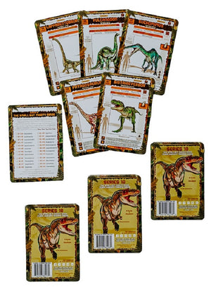 Dinosaur Trading Cards for Boys Girls Adults Bundle Series 10 Multi Pack Clade-Gravim® Three 5 Packs "The Small But Mighty Dinos"