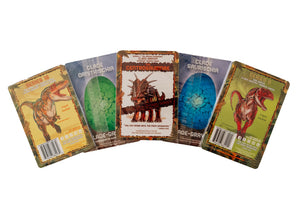 Educational Dinosaur Trading Card Collectors Starter Kit The Beginning of Dino Collector Cards Clade-Gravim®